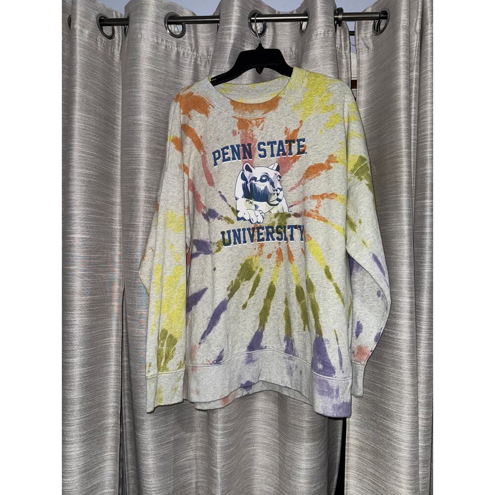 American Eagle Tailgate Tie Dye Penn State University PSU sweatshirt medium